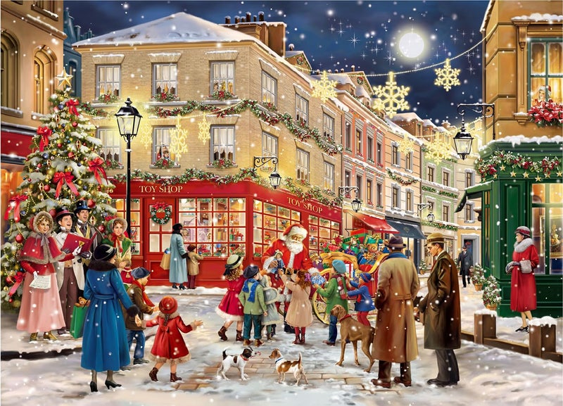 Hglcm 1000 Piece Jigsaw Puzzles For Adult Kids Cute Dog Jigsaw Puzzle Chrismas Toy Shop - Image 1