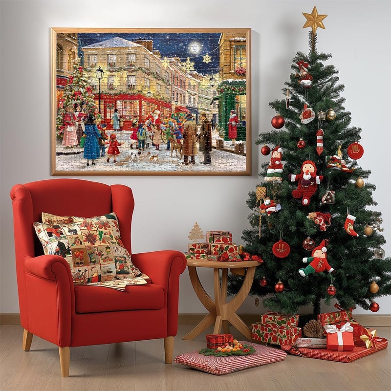 Hglcm 1000 Piece Jigsaw Puzzles For Adult Kids Cute Dog Jigsaw Puzzle Chrismas Toy Shop - Image 4