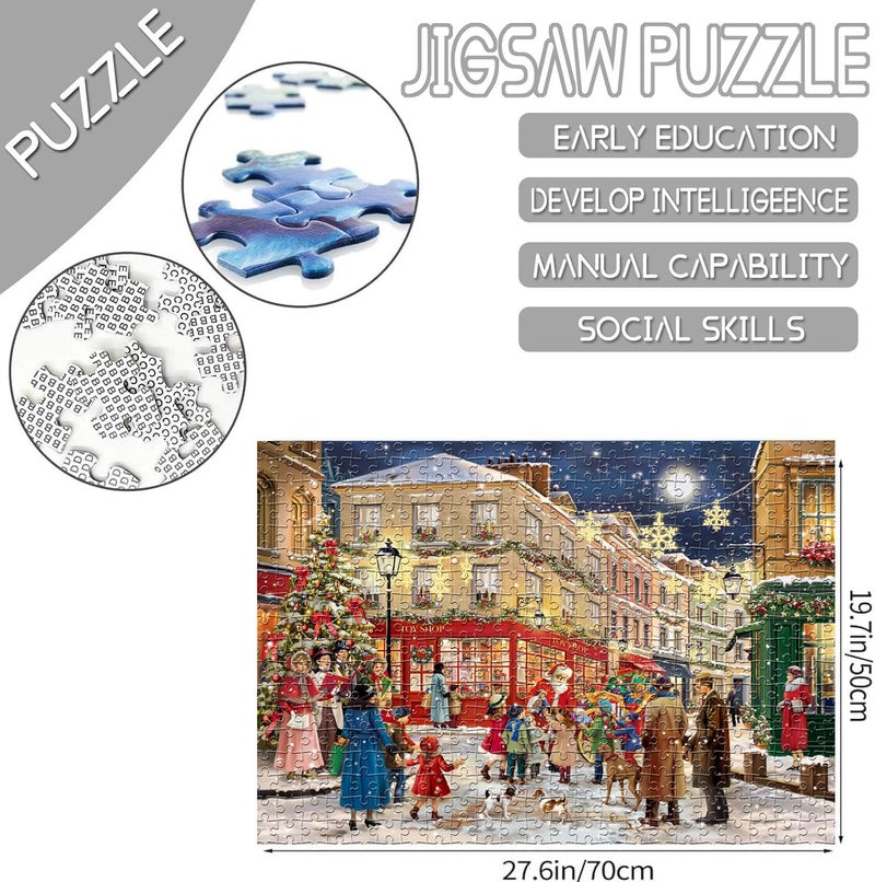 Hglcm 1000 Piece Jigsaw Puzzles For Adult Kids Cute Dog Jigsaw Puzzle Chrismas Toy Shop - Image 5