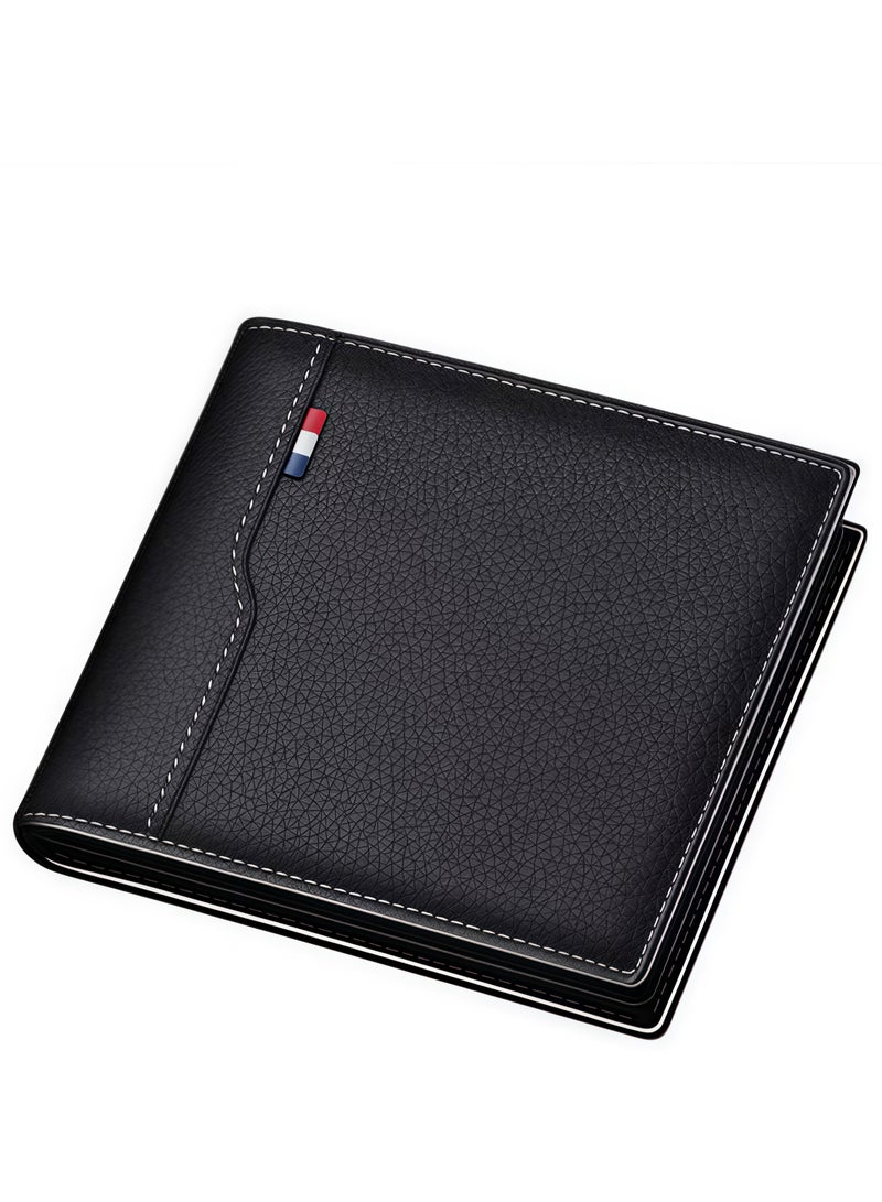 محفظة رجالية، محفظة من البولي يوريثين، محفظة عملات معدنية بسحاب، محفظة رجالية عادية، محفظة قصيرة، هدية عيد الأب - Image 1