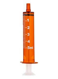 SOL-MILLENNIUM SOL-M 5ml Oral Dispensing Syringe Amber w/Tip Cap -100 pcs  - Image 4