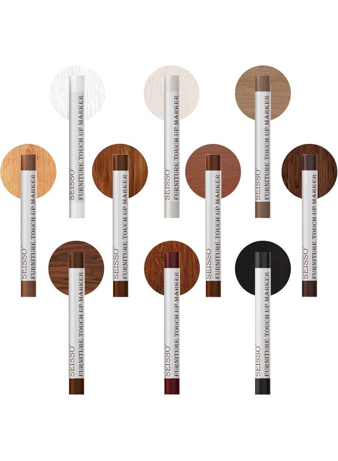 SEISSO Wood Furniture Touch Up Repair Kit Markers and Filler Sticks Hardwood Oak Wood Floors Scratches Repair - Image 5