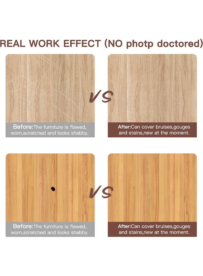 SEISSO Wood Furniture Touch Up Repair Kit Markers and Filler Sticks Hardwood Oak Wood Floors Scratches Repair - Image 4