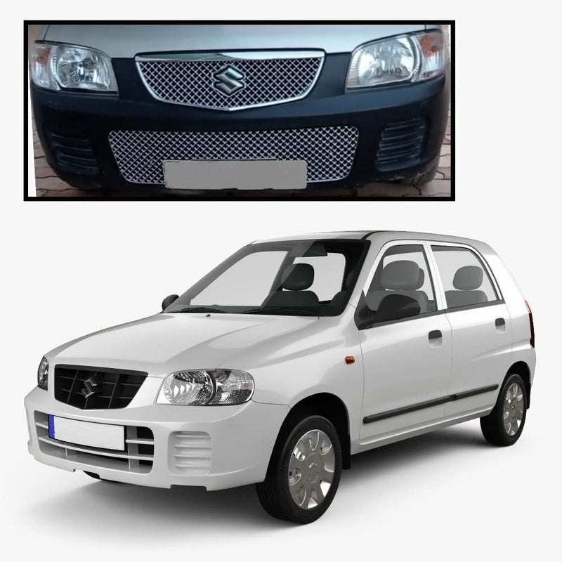 ModifyStyle Bentley Style Front Grill Suitable for Maruti Alto Type 2 (2006 to 2009) (2pc) - Image 1