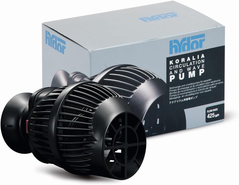 Hydor Koralia Nano Aquarium Circulation Pump - 425 GPH with Built-In Cable Protector for Fresh and Salt Water Use - Image 1