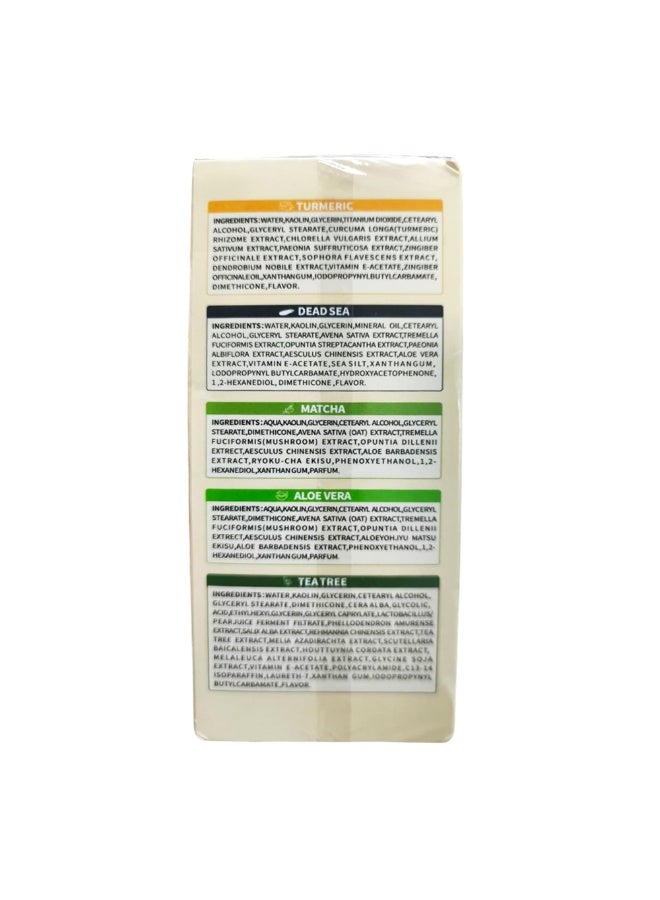 Hllozzi Assorted Clay Masks, 10 types x 5g - Image 3