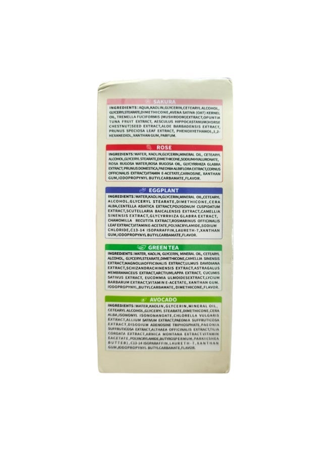 Hllozzi Assorted Clay Masks, 10 types x 5g - Image 2