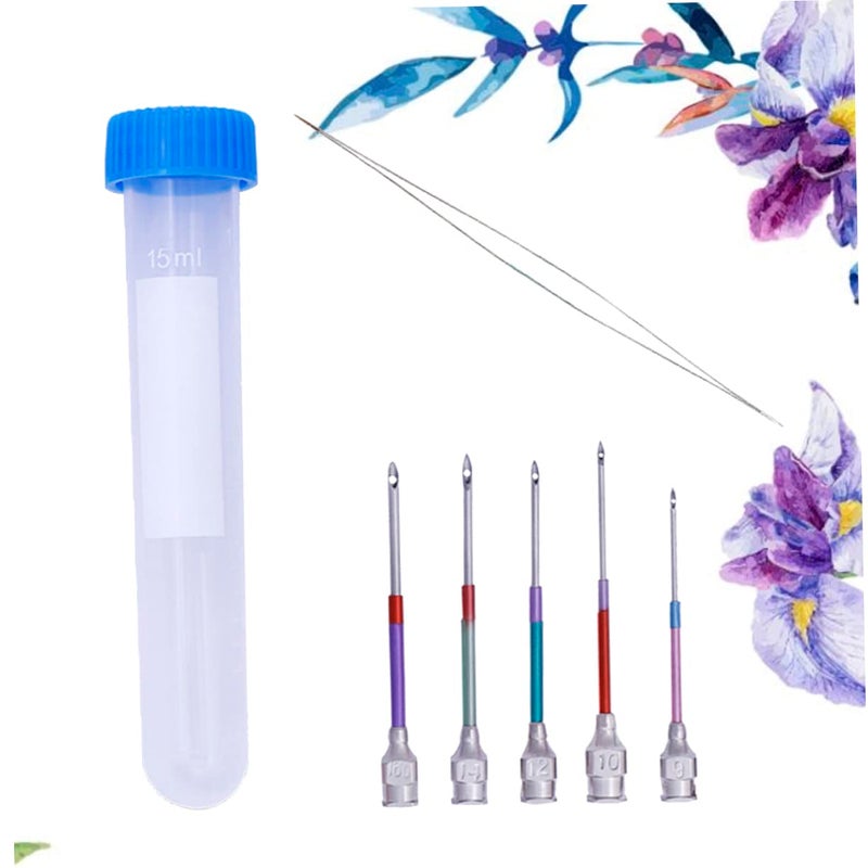 5Pcs Punch Needle Embroidery Set With Cloth For DIY Craft Hand Sewing - Image 5