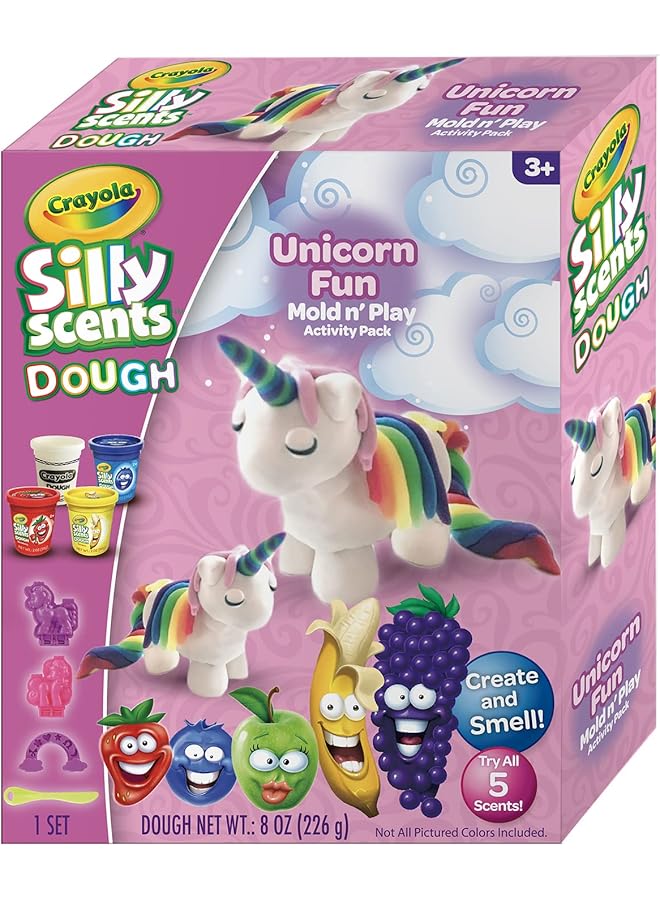 Crayola Silly Unicorn Scented Modeling Paste Set For 3 Plus Year Kids - Image 1