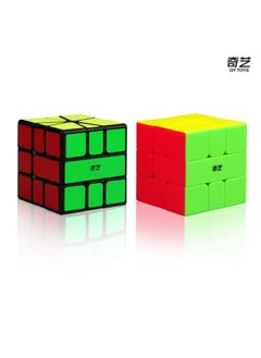 Qiyi Inspires SQ-1 Special-Shaped Rubik's Cube Square 1 SQ1 Third-Order Racing Beginner-Level Rubik's Cube-Colour:Black