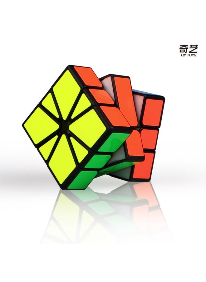 Generic - Qiyi Inspires SQ-1 Special-Shaped Rubik's Cube Square 1 SQ1 Third-Order Racing Beginner-Level Rubik's Cube-Colour:Black - Image 1