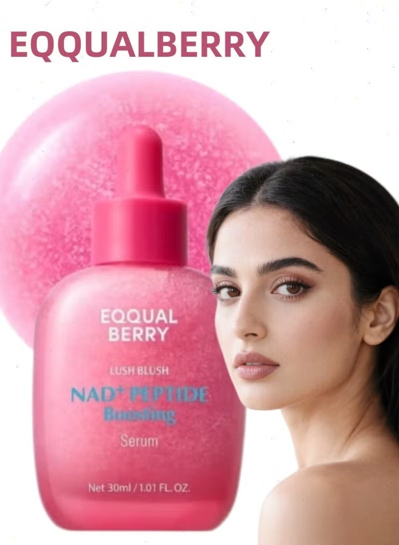 EQQUALBERRY NAD+ Peptide Boosting Smoothie Serum – Anti-Aging Korean Skin Care with 5 Ceramides & Vegan Collagen, Hydrating Antioxidant Serum for Firmness, Wrinkles & Radiant Glow (1.01oz / 30ml) - Image 1