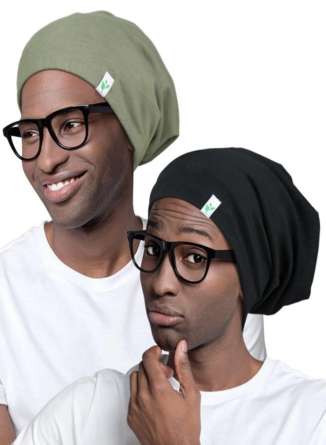 Winitas Hair Bonnets for Sleeping Men Satin Lined for Dreads - Image 1