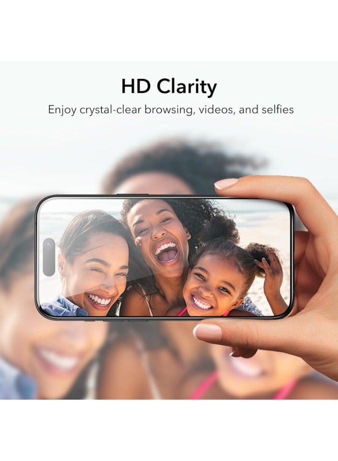 اس-توب واقي شاشة سيراميك مضاد للتجسس لـ آيفون 15 برو ماكس (iPhone 15 Pro Max) لحماية الخصوصية (لقافة), وضوح عالي للشاشة HD - Image 4