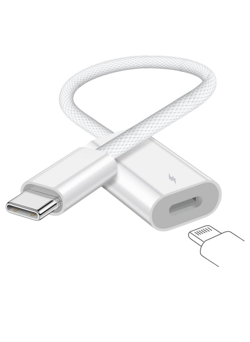 Generic - USB C to Lightning Charge Adapter for iPhone 15, USB C Male to Lightning Female 60W PD Fast Charge &Data Transfer Converter Fit with iPhone 15 Pro/15 Pro Max,iPad Pro Air, Galaxy, Pixel(Not for Audio) - Image 1