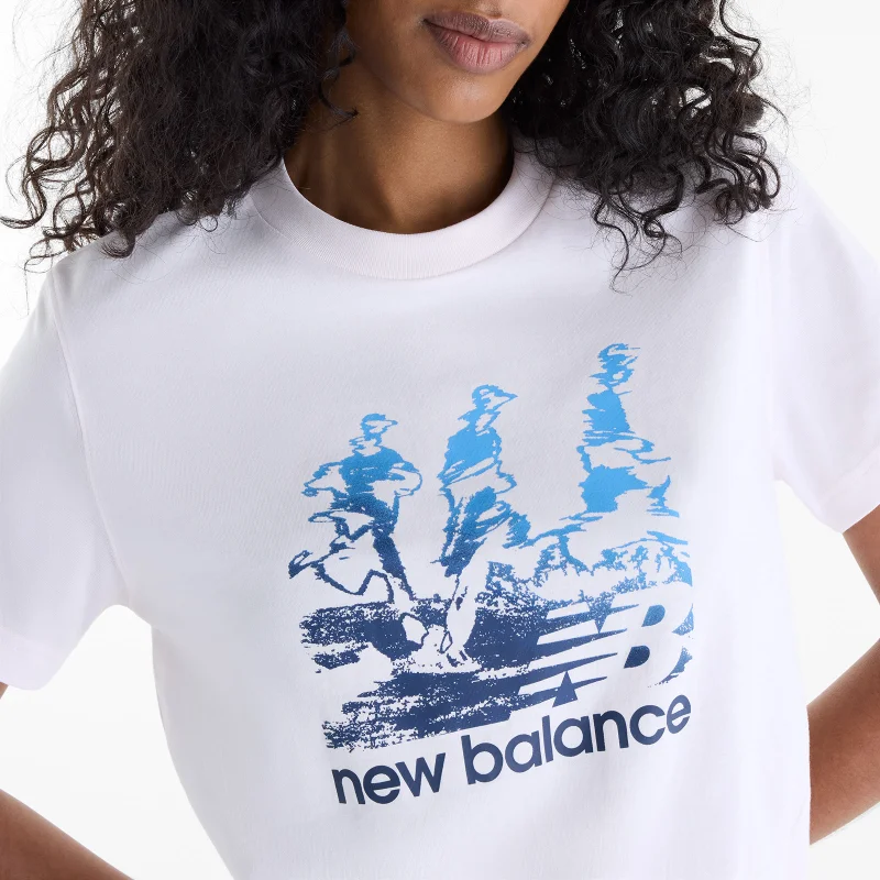 New Balance Pink Salt Women's Multi Runner Relaxed T-Shirt for Women | Best Price UAE