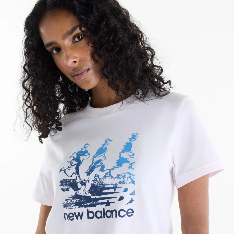 New Balance Pink Salt Women's Multi Runner Relaxed T-Shirt for Women | Best Price UAE