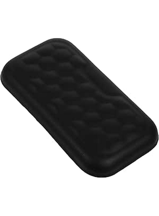 Ergonomic Keyboard Mouse Wrist Rest Compact Black Desk Edge Cushion with Elbow Pad - Image 1