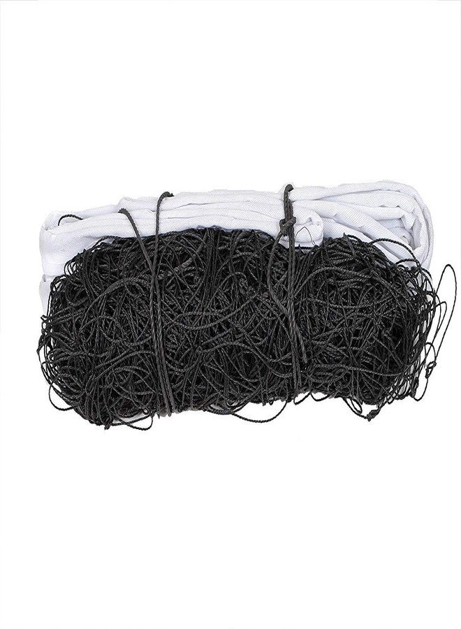 Vibco Nylon Volleyball net Standard Size for Sports Training Practice and Fun (Black, Large) VS-1209 - Image 1