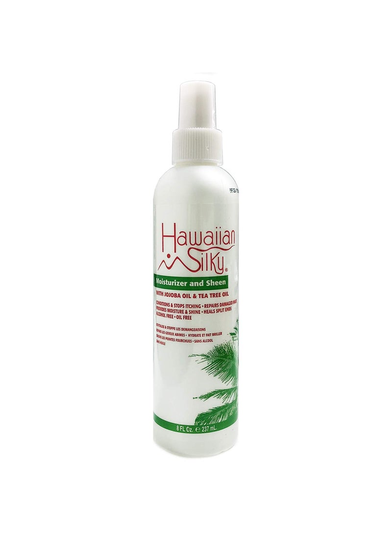 Hawaiian Silky Hawaiian Silky moisturizing and sheen spray White 8 Fl Ounce 