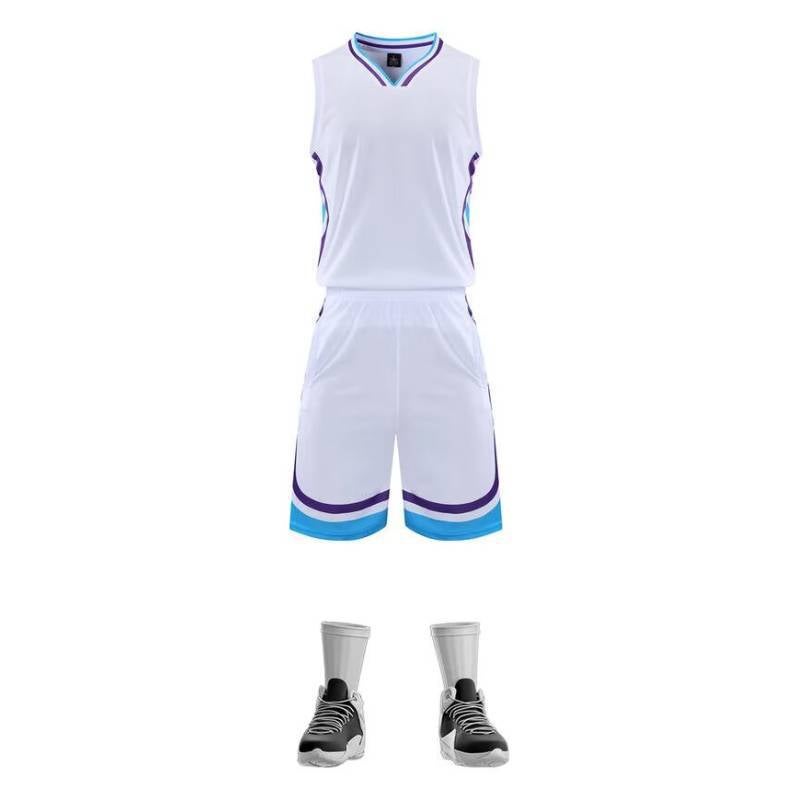 New Basketball Uniform Suit Team Game Breathable Team Uniform College Student Company Corporate American Basketball Uniform Printing - Image 3