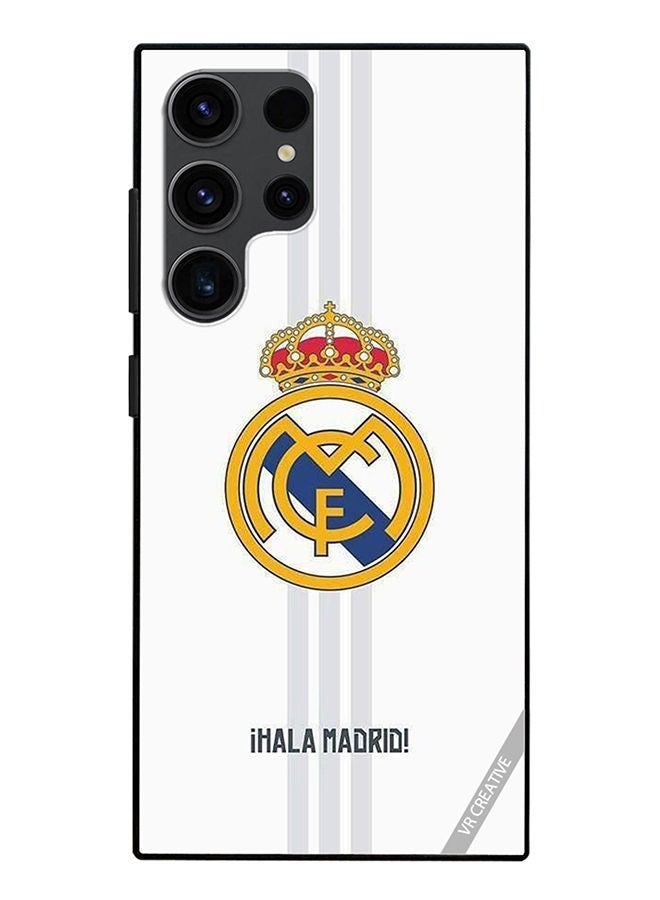 Protective Case Cover For Samsung Galaxy S23 Ultra 5G Madrid Design Multicolour