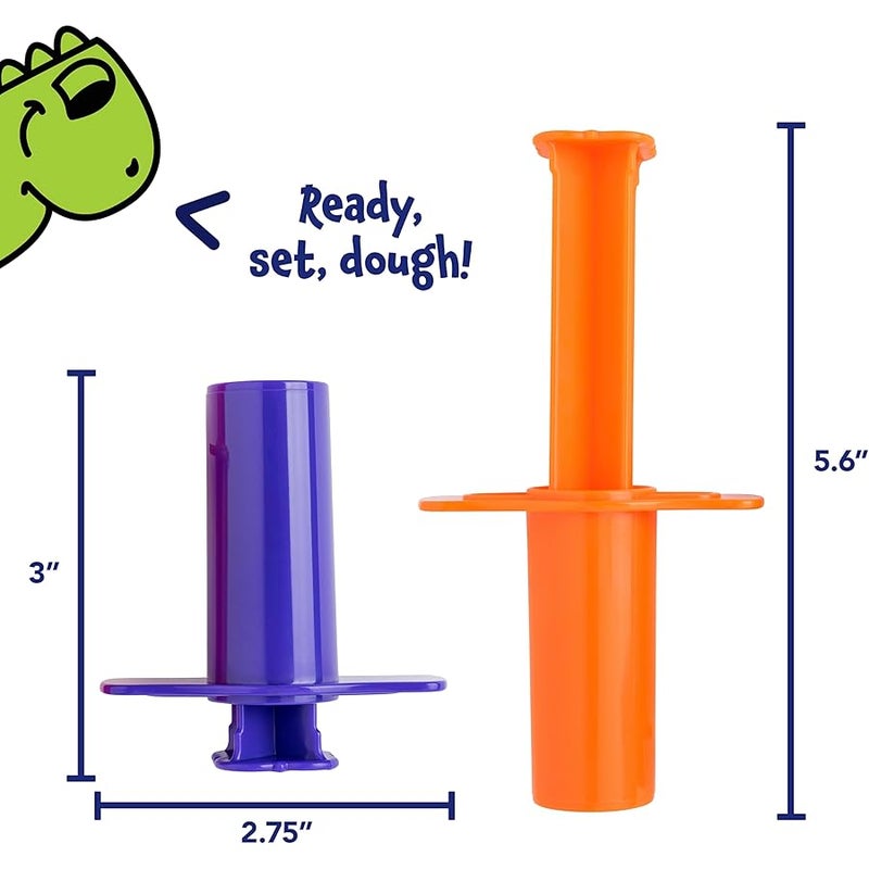 READY 2 LEARN Dough Extruders - Set of 6 - Play Dough Tools - for Ages 2+ - Art Accessories for Pottery and Dough - Image 3