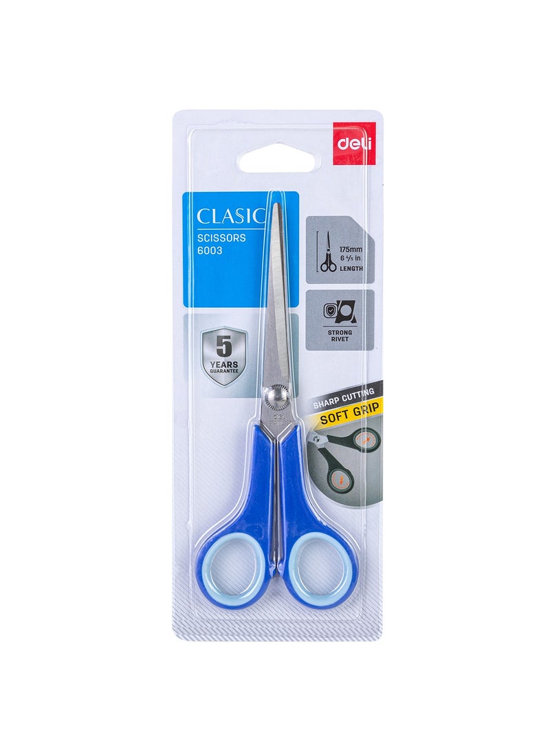Deli E6003 Scissors - 175mm, Assorted Colors - Image 4