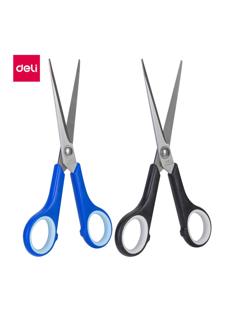 Deli E6003 Scissors - 175mm, Assorted Colors - Image 1