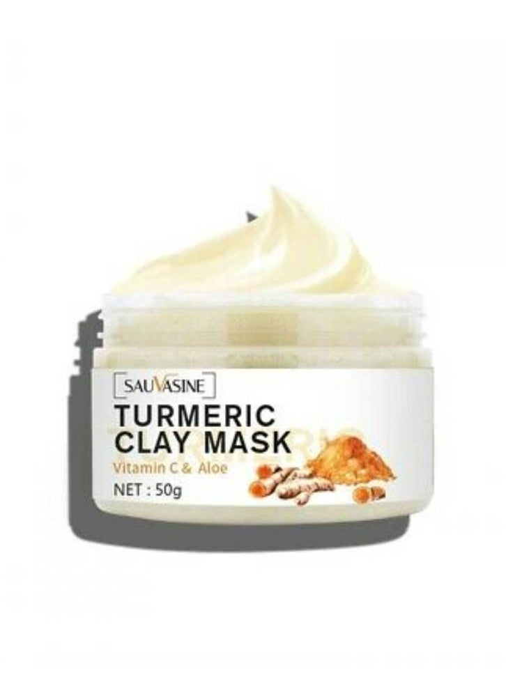 SAUVASINE - Vitamin C & Aloe Formula Turmeric Clay Mask 50 g - Image 1