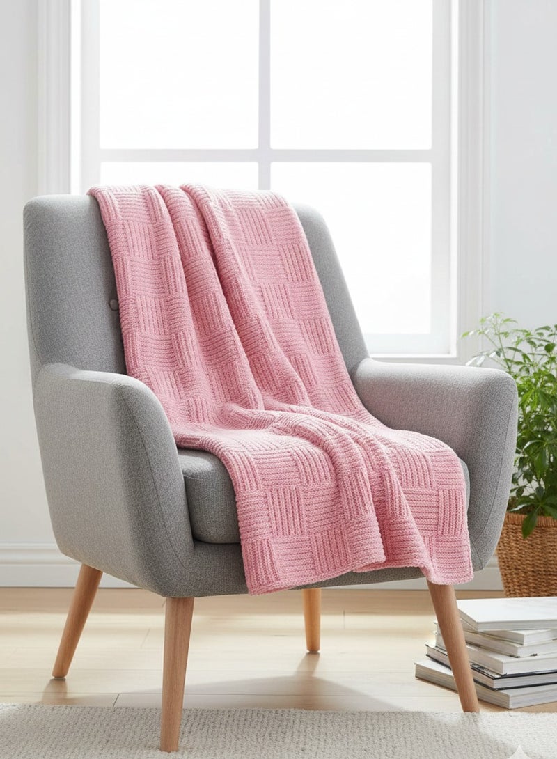 Nile Weave Elegant Egyptian Cotton Leno Throw Blanket – ultra-soft, lightweight, and beautifully crafted. Enjoy luxurious comfort, breathable warmth, and timeless sophistication in any room. - Image 1