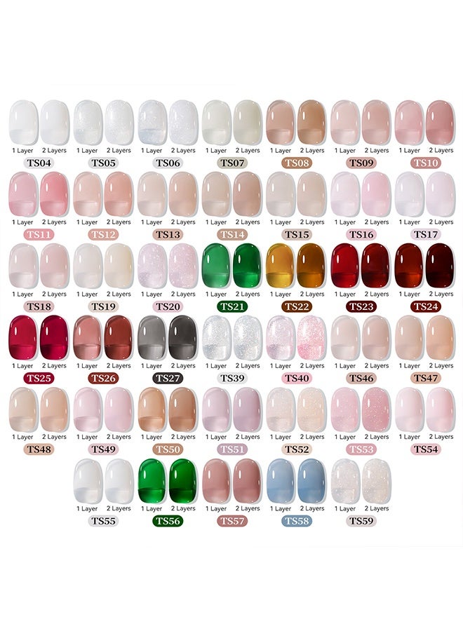 Born Pretty Gel Nail Polish,liter Raw powder Gel Nail Polish Jelly Sheer Translucent Neutral Gel Polish Soak Off Nail Art Gel 15ml,Jelly Nude Gel Nail Polish Sheer Translucent Transparent Skin Stone Natural Gel Polish Nail Art DIY at Home 15ML,#09 - Image 5
