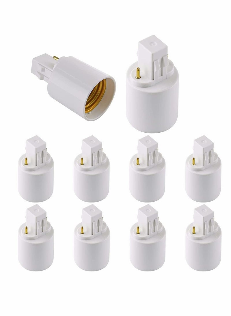 NIBEMINENT Gx23 to E26/E27 Lamp Base Holder Socket Adapter, Light Sockets Adapter - Image 1