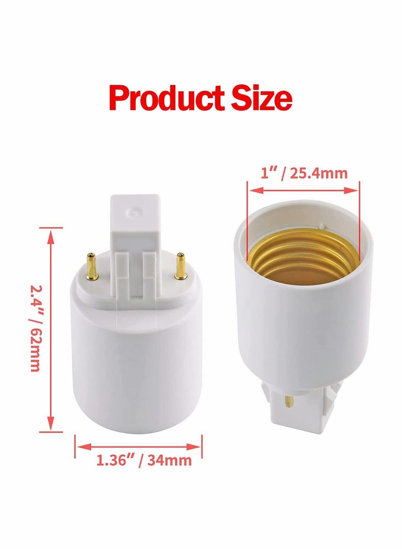 NIBEMINENT Gx23 to E26/E27 Lamp Base Holder Socket Adapter, Light Sockets Adapter - Image 5