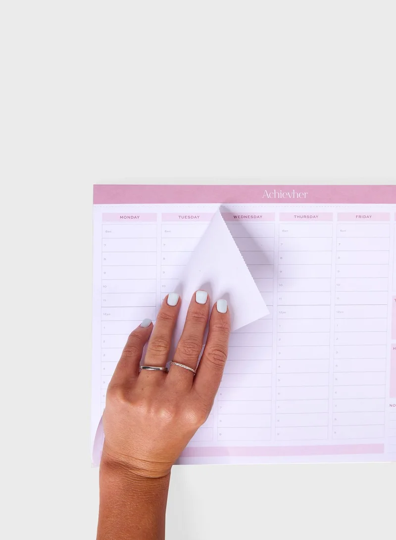 Prickly Pear Achievher A4 Affirmation Weekly Planner