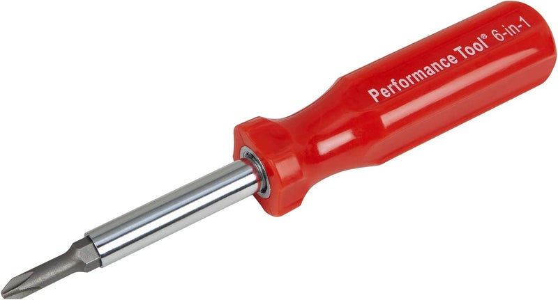 Performance Tool W975 6-in-1 Quick Change Screwdriver - Image 1