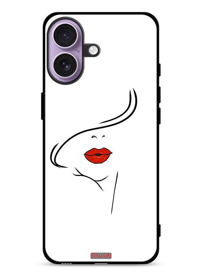 Tolwak Apple iPhone 17 Protective Case Cover Girl Face Art - Image 1