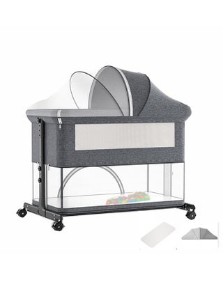 Portable Foldable Crib Bed With Wheels - pzsku/ZA05687B5DC2FB6409F8CZ/45/_/1714998571/440d485a-8e50-4480-a652-03c885f00e12
