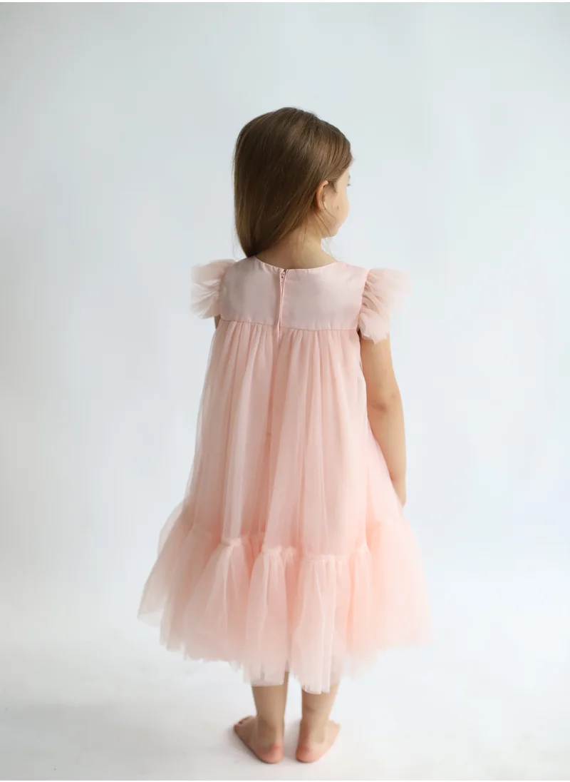 دىدانيالا Pleated Semi Casual Dress Light Pink