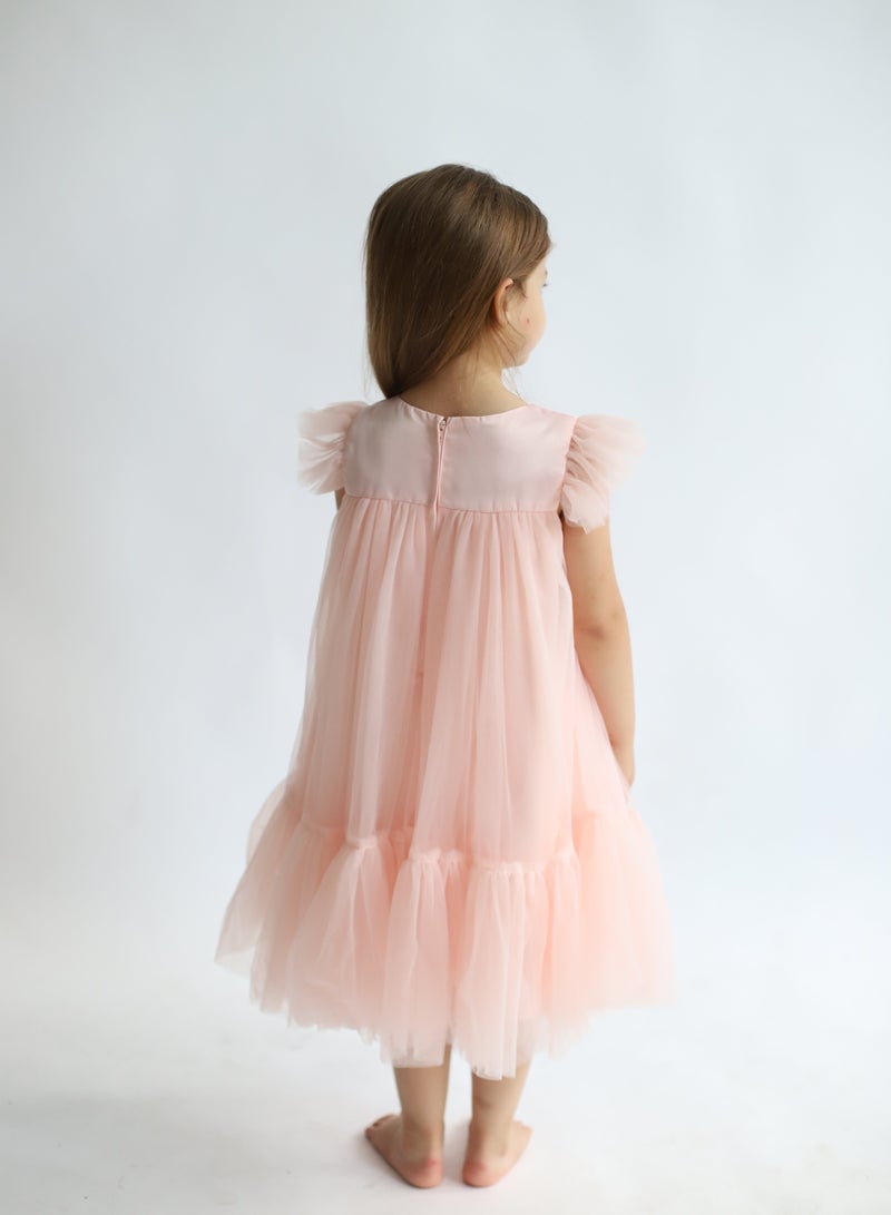 D'Daniela Ruffled Tulle Dress - Image 2