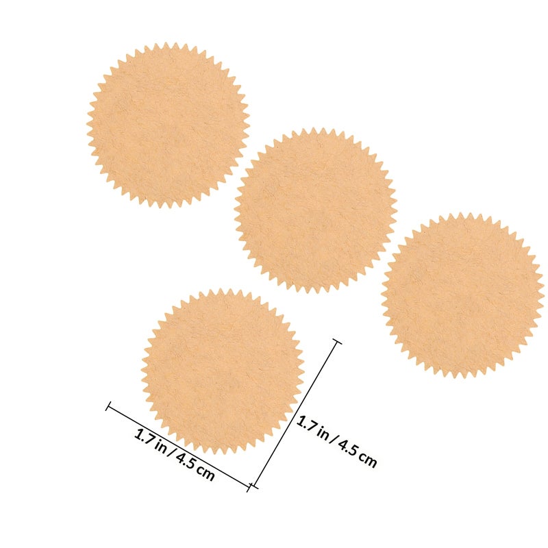 Kraft Paper Print Stickers for Graduation Certificates and Awards, Motivational Design - Image 2