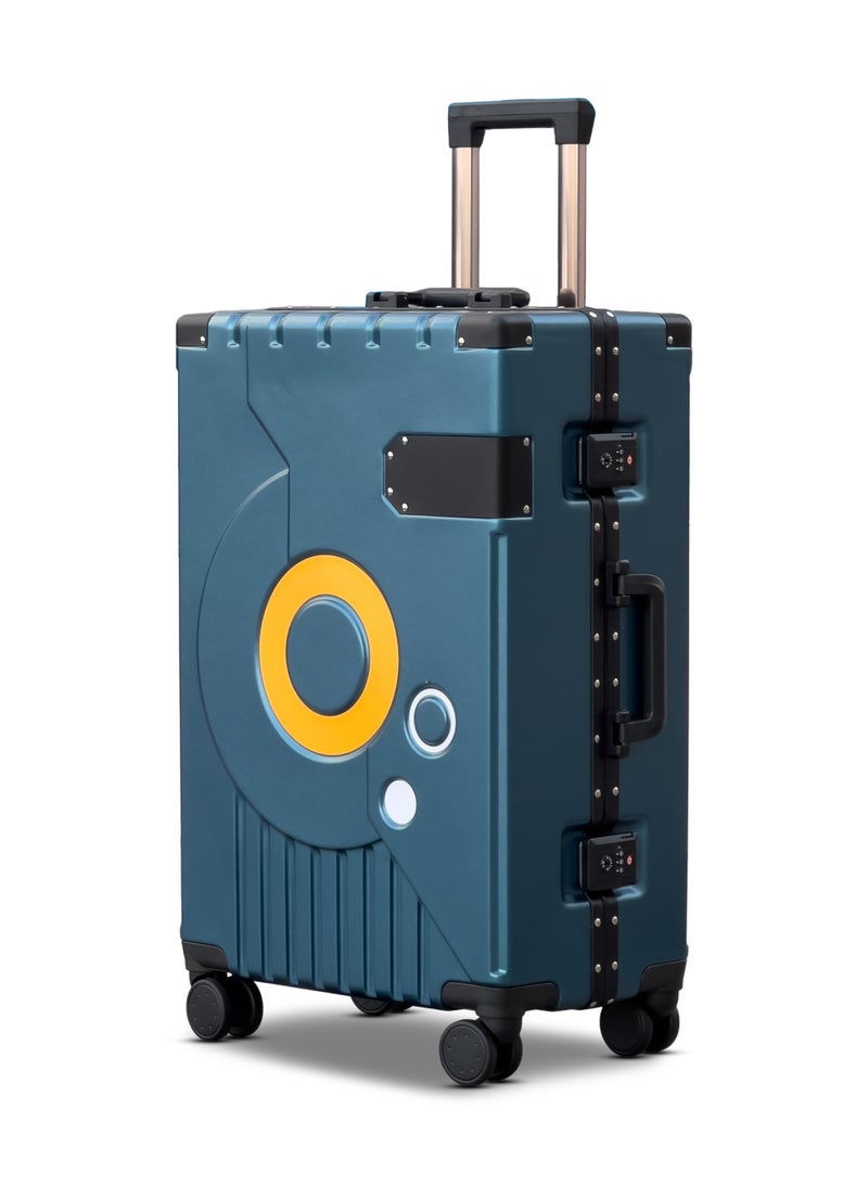 ZAAPPY Hard Shell Aluminum Frame 24 Inch (20-25kg) Luggage With TSA Lock, Travel Hook, Silent 360° Spinner Wheels, Water Resistant Suitcase - Image 1