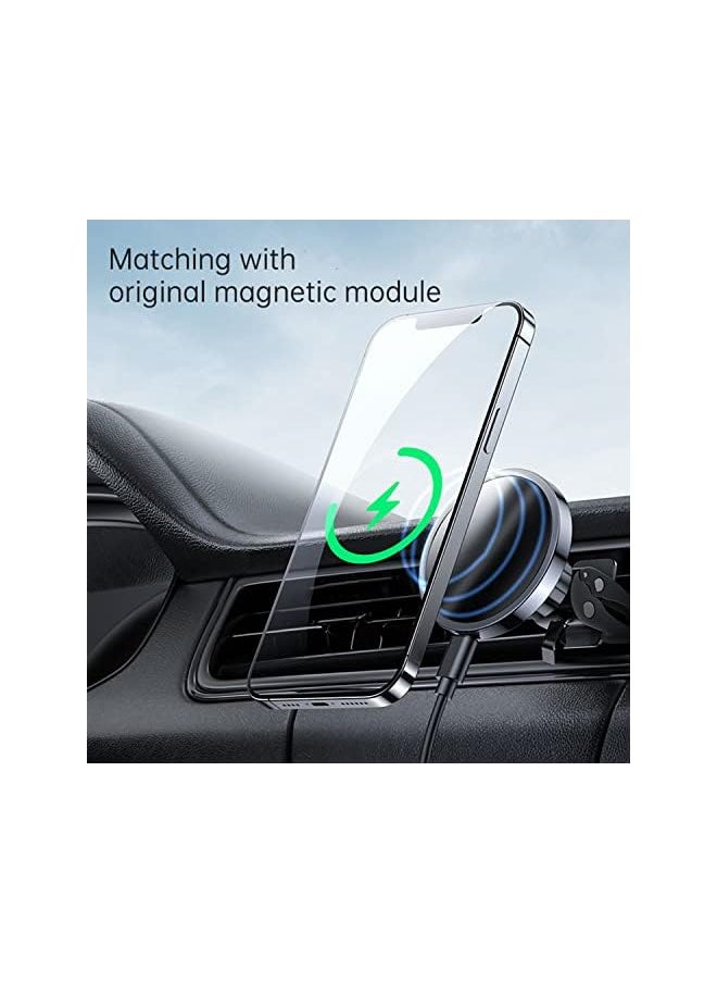 Protect JR-ZS240 15W Magnetic Fast Wireless Car Charger - 15W Qi Fast Charging - Car Air Vent Phone holder  - Image 4