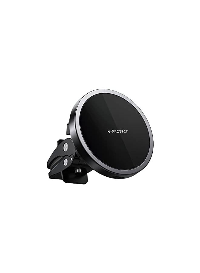 Protect JR-ZS240 15W Magnetic Fast Wireless Car Charger - 15W Qi Fast Charging - Car Air Vent Phone holder  - Image 2