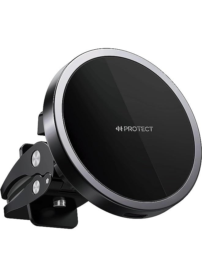 Protect JR-ZS240 15W Magnetic Fast Wireless Car Charger - 15W Qi Fast Charging - Car Air Vent Phone holder  - Image 1