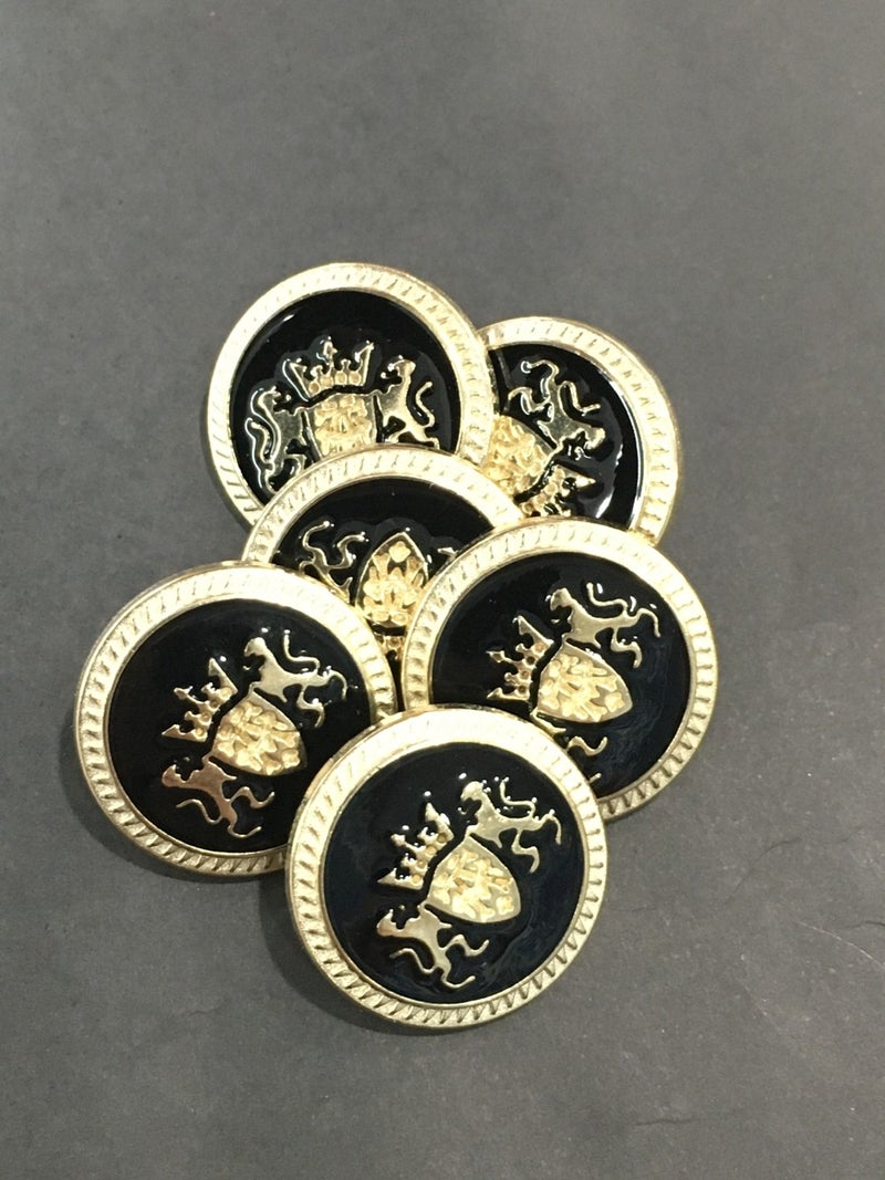 Karan Tuhafiye Karan Haberdashery Trench Coat and Jacket Button Set of 6 - Image 1