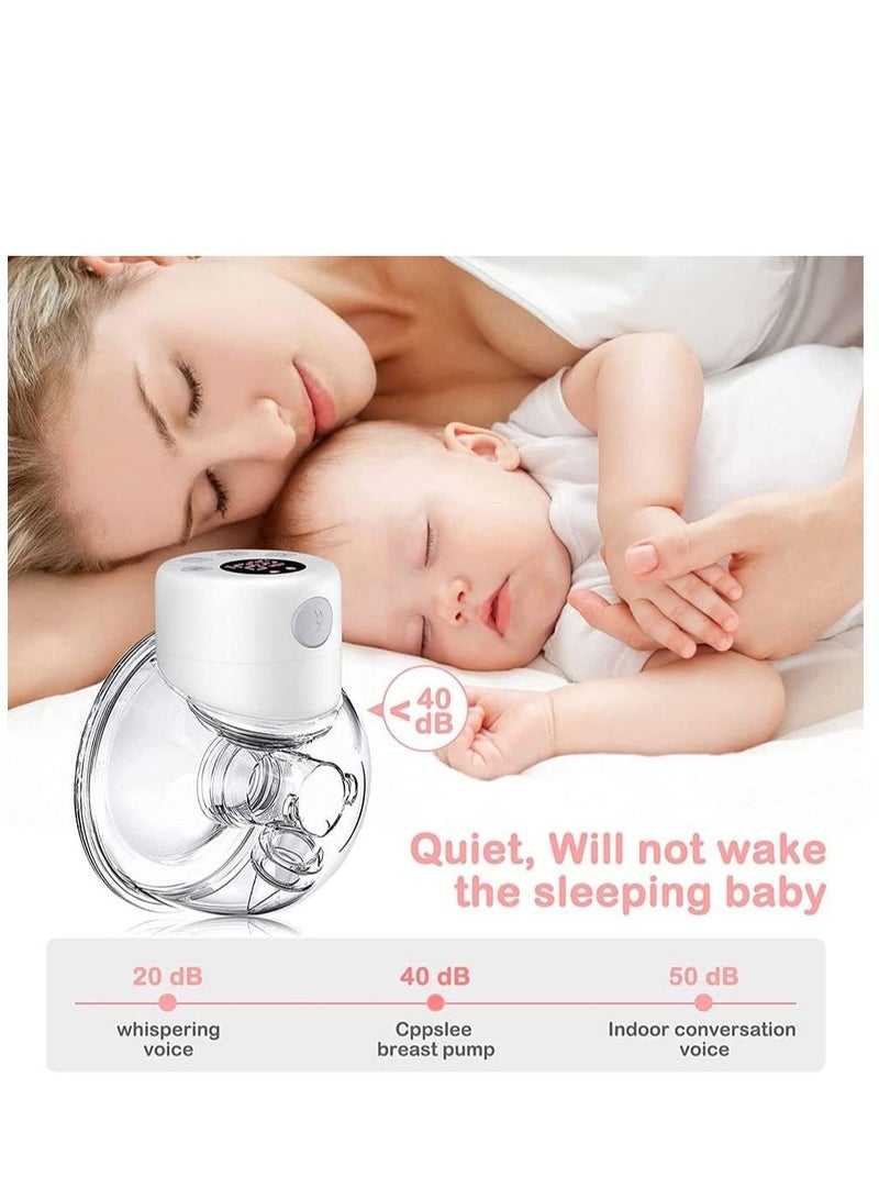 Cool Baby Style Milk Pump Wearable Milk Pump S12 Hands Free Milk Pump Electric Portable Milk Pump Wireless Breast Pump Hand Free 2 Pack  - Image 2