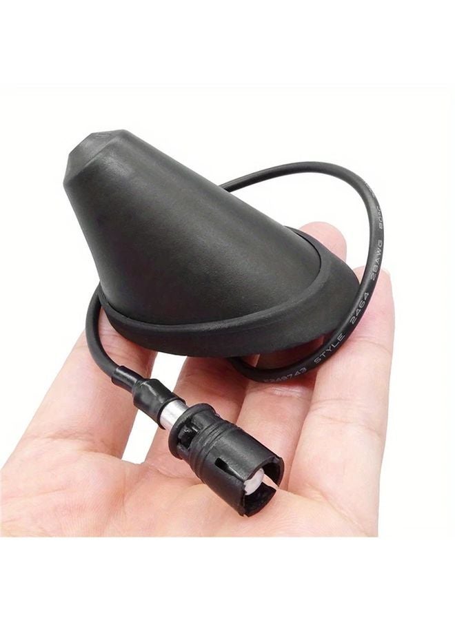 Black Car Shark Fin Antenna Cover Compatible with Volkswagen Golf Jetta Polo - Image 4