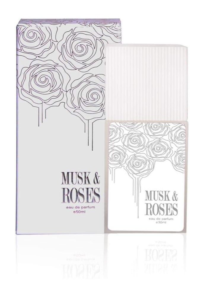 Ahmed Al Maghribi Musk & Roses For Unisex 50ml - Eau de Parfum - Image 1