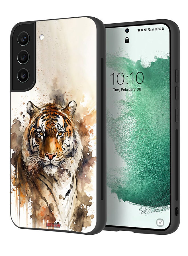 Tolwak Samsung Galaxy S22 Plus 5G Protective Case Cover Leopard Abstract Art - Image 1